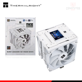 THERMALRIGHT BURST ASSASSIN 120 VISION WHITE PANTALLA LCD 2.4" COOLER CPU REFRIGERACION AIRE COMPATIBLE AMD/INTEL
