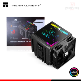 THERMALRIGHT PEERLESS ASSASSIN 140 DIGITAL BLACK ARGB COOLER CPU REFRIGERACION AIRE COMPATIBLE AMD/INTEL