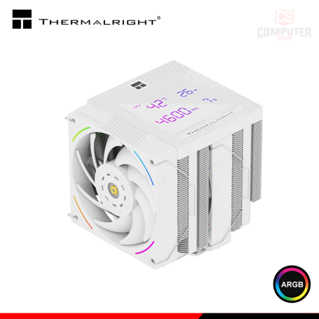 THERMALRIGHT PHANTOM SPIRIT 120 DIGITAL EVO SNOW ARGB COOLER CPU REFRIGERACION AIRE COMPATIBLE AMD/INTEL