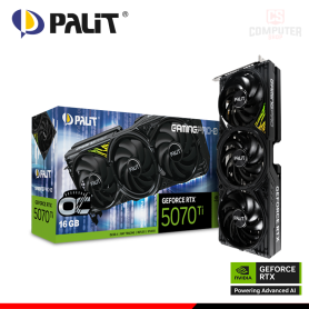 TARJETA DE VIDEO PALIT GEFORCE RTX 5070Ti 16GB GDDR7 256BITS GAMINGPRO-S OC (PN:NE7507TS19T2-GB2031U)