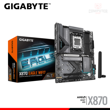 PLACA GIGABYTE X870 EAGLE WIFI7 ATX DDR5 AMD AM5 (PN:9MX87EG7-00-G11)