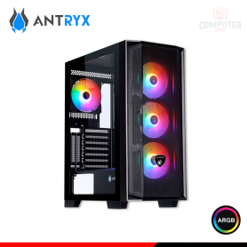 CASE ANTRYX RX-270 BLACK ARGB SIN FUENTE VIDRIO TEMPLADO MID TOWER (PN:AC-RX270KFR)