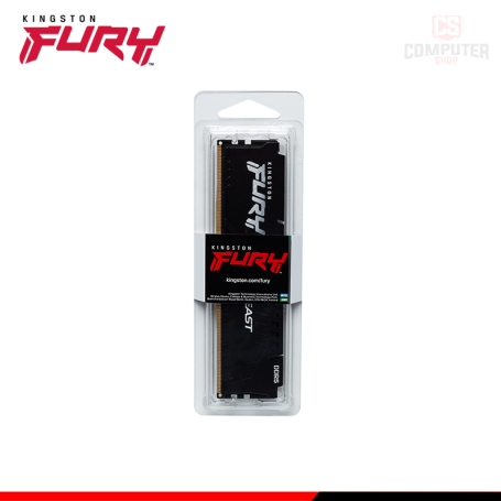 MEMORIA 16GB DDR5 KINGSTON FURY BEAST BLACK INTEL XMP BUS 5200MHz (PN:KF552C40BB-16)