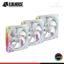 COOLER PARA CASE ASIAHORSE AMICI PRO WHITE ARGB 120MM PACKx3 (PN:X004LKT9BH-AMICIPro-White-3PACK-R-US)
