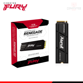 SSD 4TB KINGSTON FURY RENEGADE NVMe M.2 2280 Pcie 4.0 CON DISIPADOR
