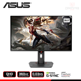 MONITOR ASUS ROG STRIX OLED XG27ACDNG 26.5" QHD 2560x1440/360HZ/0.03MS/AMD RADEON FREESYNC PREMIUM PRO/COMPATIBLE NVIDIA G-SYNC