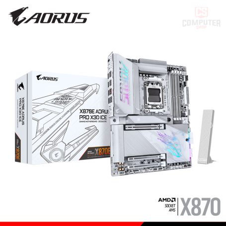 PLACA AORUS X870E PRO X3D ICE ATX DDR5 AMD AM5