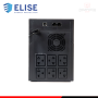 UPS INTERACTIVA ELISE FASE AUR-2200-LCD-USB 2200VA/1200W PUERTO INTELIGENTE USB-HID