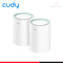 SISTEMA WI-FI 6 MESH CUDY M1500 GIGABIT AX1500 (2-PACK)