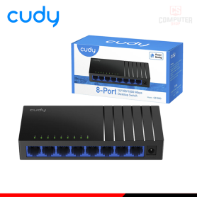DESKTOP SWITCH CUDY GS108D 08 PUERTOS GIGABIT ETHERNET 10/100/1000MBPS