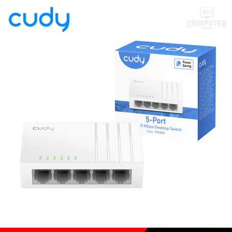 DESKTOP SWITCH CUDY FS105D 05 PUERTOS FAST ETHERNET 10/100MBPS