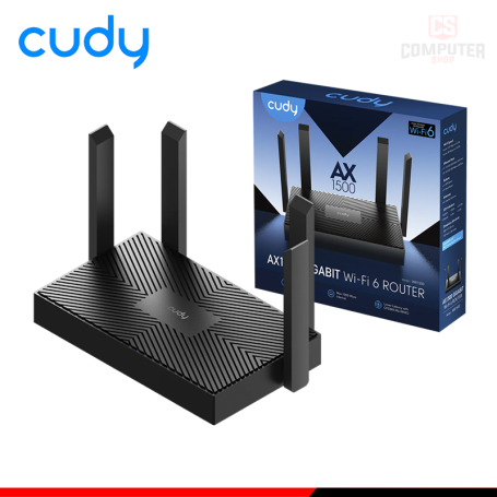 ROUTER WI-FI MESH CUDY WR1500 04 PUERTOS GIGABIT ETHERNET AX1500
