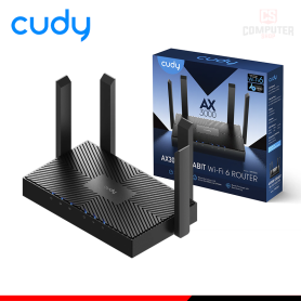 ROUTER WI-FI 6 MESH CUDY WR3000 04 PUERTOS GIGABIT ETHERNET AX3000