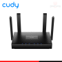 ROUTER WI-FI 6 MESH CUDY WR3000 04 PUERTOS GIGABIT ETHERNET AX3000
