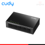 DESKTOP SWITCH METAL CUDY GS105 05 PUERTOS GIGABIT ETHERNET 10/100/1000MBPS