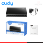 DESKTOP SWITCH METAL CUDY GS108 8 PUERTOS GIGABIT ETHERNET 10/100/1000MBPS
