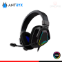 AUDIFONOS ANTRYX GH-850 BLACK RGB CON MICROFONO SONIDO 7.1 VIRTUAL CONEXIÓN USB (PN:AGH-850BK7RV)