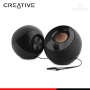 PARLANTE CREATIVE PEBBLE BLACK SOUND 2.0 CONEXIÓN USB (PN:06MF168000010 REV B)