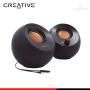 PARLANTE CREATIVE PEBBLE BLACK SOUND 2.0 CONEXIÓN USB (PN:06MF168000010 REV B)