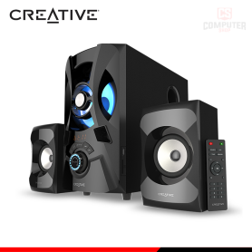 PARLANTE CREATIVE SBS E2900 ALTAVOCES 2.1 RADIO FM CONEXIÓN BLUETOOTH & AUX 3.5MM (PN:51MF0490AA001)