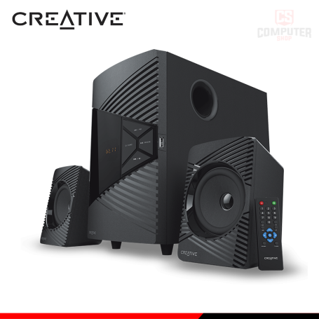 PARLANTE CREATIVE SBS E2500 ALTAVOCES 2.1 RADIO FM CONEXIÓN BLUETOOTH & AUX 3.5MM (PN:51MF0485AA001)