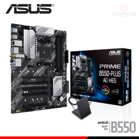 PLACA ASUS PRIME B550-PLUS AC-HES ATX DDR4 AMD AM4 (PN:90MB1AB0-MVAAY0)