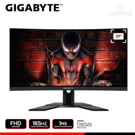 MONITOR GIGABYTE G27FC A-SA 27" FHD 1920x1080/165HZ/1MS/FREESYNC PREMIUM (PN:20VM0'GG27FCABT'1SAR)