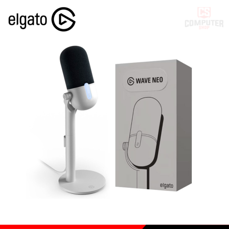 ELGATO MICROFONO WAVE NEO DE CONDENSADOR CONEXIÓN USB-C (PN:20MAI9901)