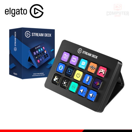 ELGATO STREAM DECK MK.2 BLACK CONTROLADOR CON 15 TECLAS LCD PERSONALIZABLES (PN:20GBA9901)