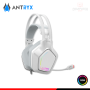 AUDIFONO ANTRYX ENIGMA SE WHITE RGB CON MICROFONO SONIDO 7.1 VIRTUAL CONEXIÓN USB (PN:AGH-7320WR7V)