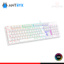 KIT ANTRYX GC-3100 WHITE RGB TECLADO MECANICO SWITCH BLUE USB + MOUSE RGB USB (PN:AGC-3100WBL-SP)