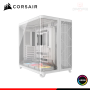 CASE CORSAIR AIR 5400 RS-R WHITE ARGB SIN FUENTE VIDRIO TEMPLADO MID TOWER TRIPLE CAMARA (PN:CC-9011319-WW)