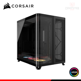 CASE CORSAIR AIR 5400 RS-R BLACK ARGB SIN FUENTE VIDRIO TEMPLADO MID TOWER TRIPLE CAMARA (PN:CC-9011318-WW)