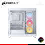 CASE CORSAIR FRAME 4500X RS-R WHITE ARGB SIN FUENTE VIDRIO TEMPLADO PANORAMICO MID TOWER (PN:CC-9011315-WW)