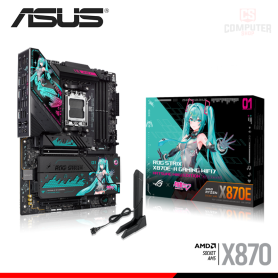 PLACA ASUS ROG STRIX X870E-H GAMING WIFI7 ATX DDR5 AMD AM5 EDICION HATSUNE MIKU (PN:90MB1MA0-M0EAY0)