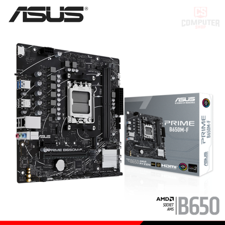 PLACA ASUS PRIME B650M-F M.ATX DDR5 AMD AM5 (PN:90MB1HK0-M0EAY0)
