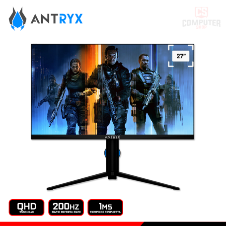 MONITOR ANTRYX XTREME VISION IPX2735Q 27" QHD 2560x1440/200HZ/1MS (PN:AXV-IPX2735Q)