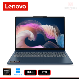 LAPTOP LENOVO IDEAPAD 5 2-EN-1 16AKP10 AMD RYZEN AI 7-350/16" WUXGA/16GB LPDDR5/SSD 1TB/WINDOWS 11 (PN:83KU0013US)