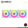 COOLER PARA CASE LIAN LI UNI FAN CL WHITE ARGB REVERSE BLADE WIRELESS 120MM PACKx3 CON CONTROLADOR (PN:12RCL1W3W)
