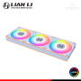 COOLER PARA CASE LIAN LI UNI FAN CL WHITE ARGB REVERSE BLADE WIRELESS 120MM PACKx3 CON CONTROLADOR (PN:12RCL1W3W)