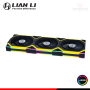 COOLER PARA CASE LIAN LI UNI FAN SL 120 BLACK ARGB REVERSE BLADE WIRELESS 120MM PACKx3 CON CONTROLADOR (PN:12RSL1W3B)