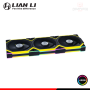 COOLER PARA CASE LIAN LI UNI FAN SL 120 BLACK ARGB REVERSE BLADE WIRELESS 120MM PACKx3 CON CONTROLADOR (PN:12RSL1W3B)