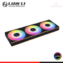 COOLER PARA CASE LIAN LI UNI FAN CL BLACK ARGB REVERSE BLADE WIRELESS 120MM PACKx3 CON CONTROLADOR (PN:12RCL1W3B)