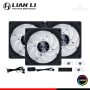 COOLER PARA CASE LIAN LI UNI FAN CL BLACK ARGB REVERSE BLADE WIRELESS 120MM PACKx3 CON CONTROLADOR (PN:12RCL1W3B)