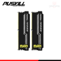 MEMORIA 32GB (16GBx2) DDR5 PUSKILL FUSE BLACK INTEL XMP/AMD EXPO BUS 600MHZ (PN:PSK-D5D40M600B-16G)