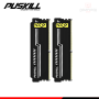 MEMORIA 32GB (16GBx2) DDR5 PUSKILL FUSE BLACK INTEL XMP/AMD EXPO BUS 600MHZ (PN:PSK-D5D40M600B-16G)