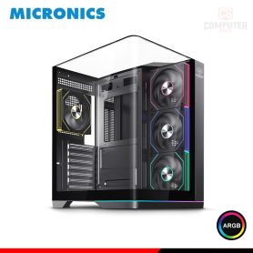 CASE MICRONICS WARRIOR MIC FC1013 BLACK ARGB SIN FUENTE VIDRIO TEMPLADO MID TOWER (PN:250303GXU1)