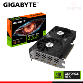 TARJETA DE VIDEO GIGABYTE GEFORCE RTX 4060Ti 8GB GDDR6 128BITS WINDFORCE OC (PN:9VN406TWO-00-G10)