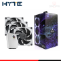 COOLER PARA CASE HYTE THICC FP12 120MM PACKx3 + CONTROLADOR NEXUS PORTAL (PN:FAN-HYTE-FP12-BW-3NP)