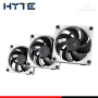 COOLER PARA CASE HYTE THICC FP12 120MM PACKx3 + CONTROLADOR NEXUS PORTAL (PN:FAN-HYTE-FP12-BW-3NP)
